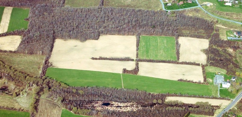 Dunning Tract looking west. In the lower right corner is US Rt. 20 and Grace Chapel.