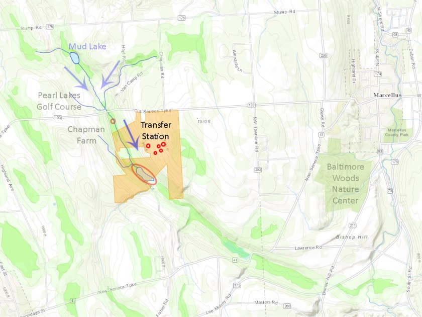 The Town of Skaneateles Transfer Station lies embedded within the SCA